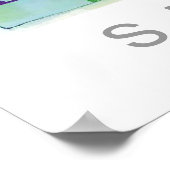 Haus auf einem Hügel Poster (Ecke)