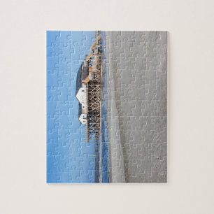 Haus auf Pfählen am Strand von St. Peter Ording Puzzle