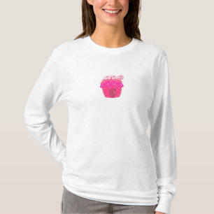 Haus aus rosa Cupcake T-Shirt