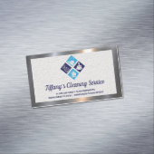 Haus Behalte Saubere Dienstleistungen Magnetische Visitenkarte (Beispiel)