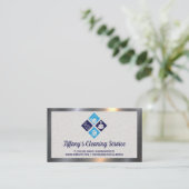 Haus Behalte Saubere Dienstleistungen Visitenkarte (Stehend Vorderseite)