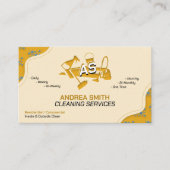 Haus Behaltend Reinigung Kommerzieller Dienstleist Visitenkarte (Vorderseite)