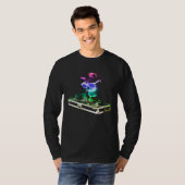 HAUS CAT Rainbow DJ Cat Kitty T-Shirt (Vorne ganz)