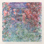 Haus Claudes Monet | bei Giverny unter den Rosen Glasuntersetzer (Vorderseite)