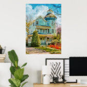 Haus - Der Ausblick Poster (Heimbüro)
