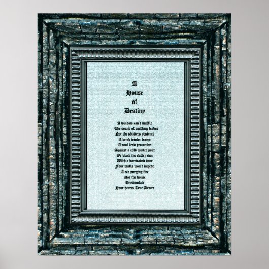 Haus der Bestimmung Poster (Vorne)