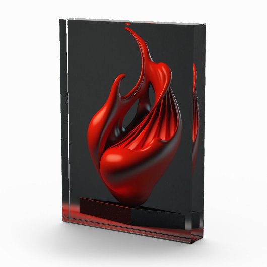 "Haus der Beute" Poster "geometrische Holzwandkuns Fotoblock (Rechts)