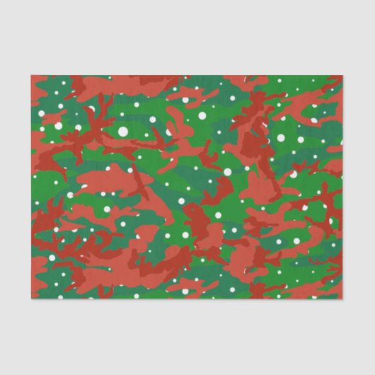 Haus der Camouflage Weihnachten Seidenpapier (Vorderseite)