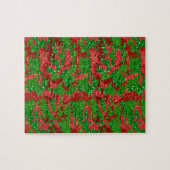Haus der Camouflage Xmas Glitzer Camouflage Puzzle (Horizontal)