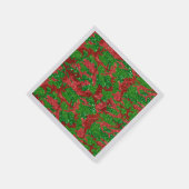 Haus der Camouflage Xmas Glitzer Camouflage Serviette (Ecke)