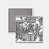 Haus der Erholung Magnet (Vorderseite/Rückseite)