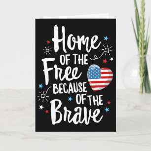 Haus der freien Veteranen 4. Juli Frauen Ehefrau P Karte