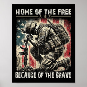Haus der Freien wegen der Tapferen - Veteranen P Poster