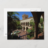 Haus der Gastfreundschaft im Balboa Park Postkarte (Vorne/Hinten)