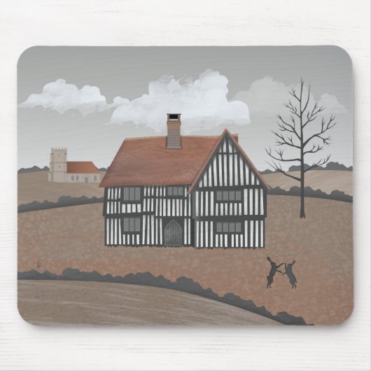 Haus der Hasen Mousepad (Vorne)