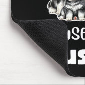 Haus der Huskies Niedliche Wasserfarbe Welpe Huski Mousepad (Ecke)