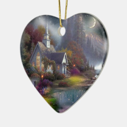 Haus der Lord Church Art Keramik Ornament (Links)