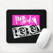 Haus der Rebellion: Rosa Rebellen in der schwarzen Mousepad (Mit Mouse)