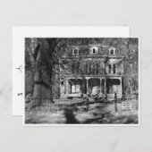 Haus der Schatten, Kabinettkarte Postkarte (Vorne/Hinten)