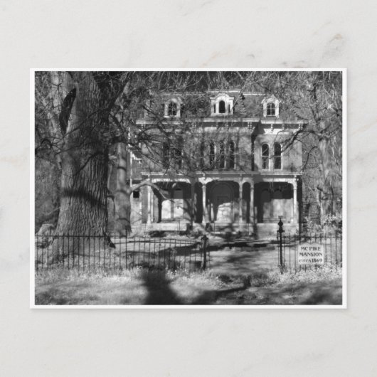 Haus der Schatten, Kabinettkarte Postkarte (Vorderseite)