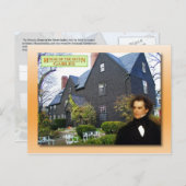 Haus der sieben Gabel, Salem, Massachusetts Postkarte (Vorne/Hinten)