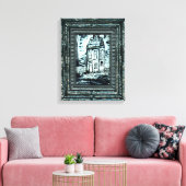 Haus der Täuschung Leinwanddruck (Insitu (Wohnzimmer))