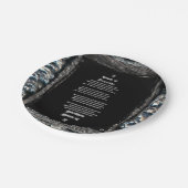 Haus der Täuschung Pappteller (Schrägansicht)