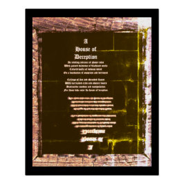 Haus der Täuschung Poster