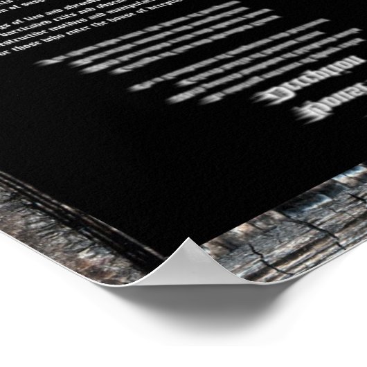 Haus der Täuschung Poster (Ecke)