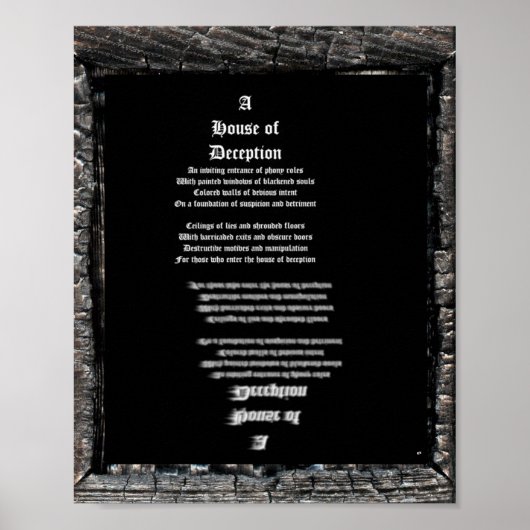 Haus der Täuschung Poster (Vorne)