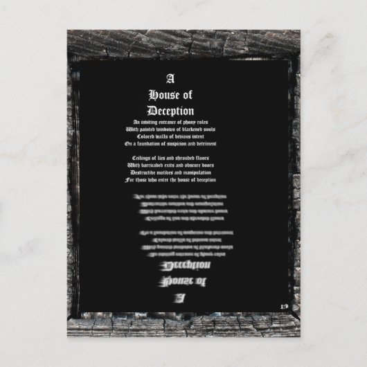 Haus der Täuschung Postkarte (Vorderseite)