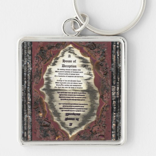 Haus der Täuschung Schlüsselanhänger (Vorne)