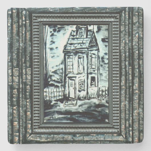 Haus der Täuschung Steinuntersetzer (Vorderseite)