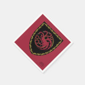 HAUS DES DRAGON Abzeichen Napkins Serviette (Ecke)