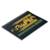 Haus des Dragon Gold & Green New Year | 恭 喜 發 財 Notizblock (Linke Seite)