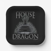 HAUS DES DRAGON Throne Pappteller (Vorderseite)