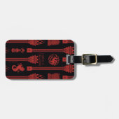 Haus des Dragon-Wappen-Musters Gepäckanhänger (Vorderseite horizontal)