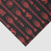 Haus des Dragon-Wappen-Musters Seidenpapier (Ausschnitt)