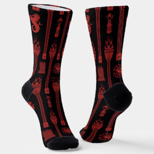 Haus des Dragon-Wappen-Musters Socken