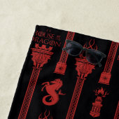 Haus des Dragon-Wappen-Musters Strandtuch (Beispiel)