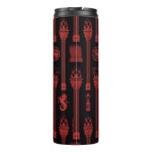 Haus des Dragon-Wappen-Musters Thermosbecher (Rückseite)