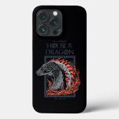 HAUS DES DRAGONS | Drachenprofil in Flammen Case-Mate iPhone Hülle (Rückseite)