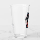 HAUS DES DRAGONS | Drachenprofil in Flammen Glas (Rechts)