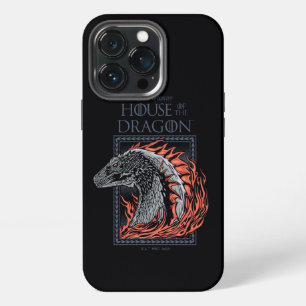 HAUS DES DRAGONS Drachenprofil in Flammen iPhone 13 Pro Hülle