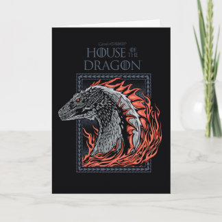 HAUS DES DRAGONS | Drachenprofil in Flammen Karte