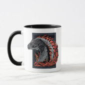 HAUS DES DRAGONS | Drachenprofil in Flammen Tasse (Links)