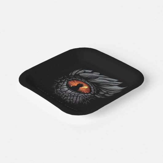 HAUS DES DRAGONS | Dragon Eye Pappteller (Gewinkelt)