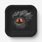 HAUS DES DRAGONS | Dragon Eye Pappteller (Vorderseite)