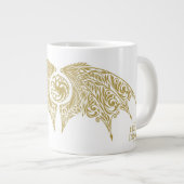 HAUS DES DRAGONS | Flügeliges Targaryen-Wappen Jumbo-Tasse (Vorderseite Rechts)