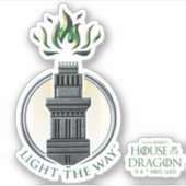 HAUS DES DRAGONS | House Hightower Sigil Aufkleber (Vorderseite)